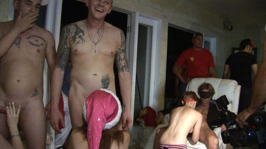 17P Orgy sex party with horny sluts sucking and going crazy