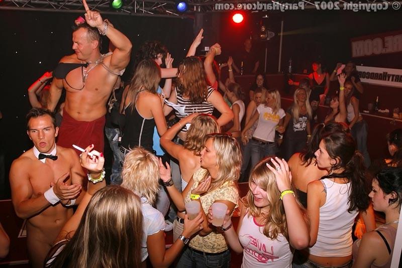 15P Hardcore orgy sex party with hot babes fucking in a stage