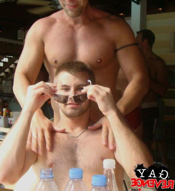12P Sexy blowjob pictures at a romping naked pool party