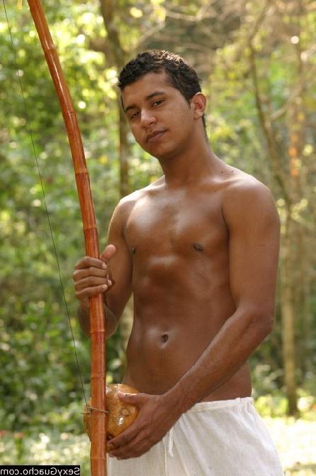 12P Very nervous Latino boy poses nude trying to hide his erect penis