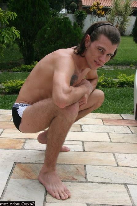 12P Teasing Latino guy shows off his ass then he jerks off near the pool