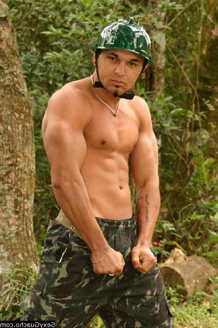 12P Military Latino getting naked showing off his huge manly hunk of meat
