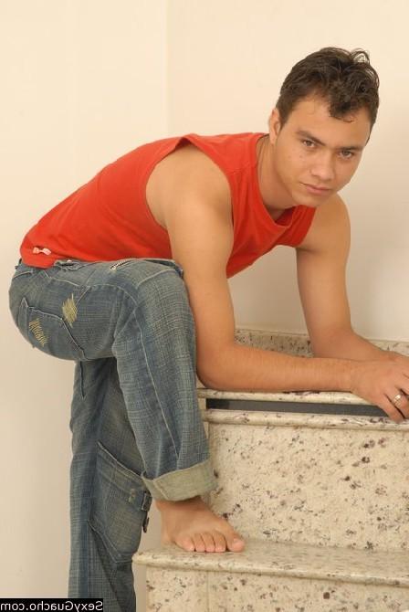 12P Proud of his big hard as a rock Latino man meat standing tall