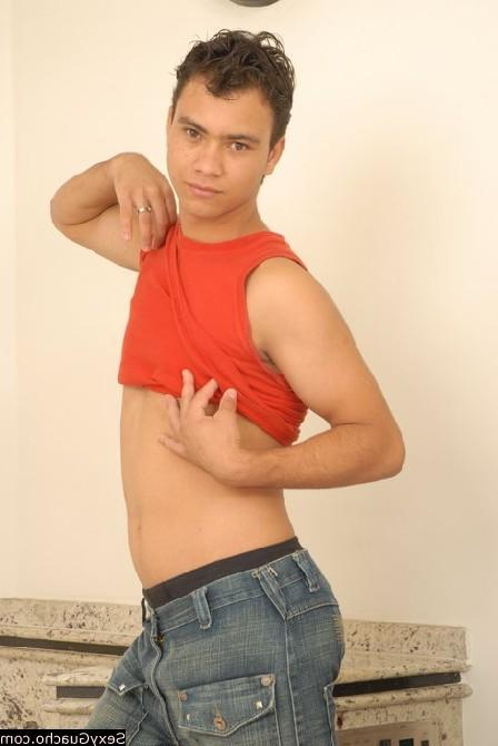 12P Proud of his big hard as a rock Latino man meat standing tall