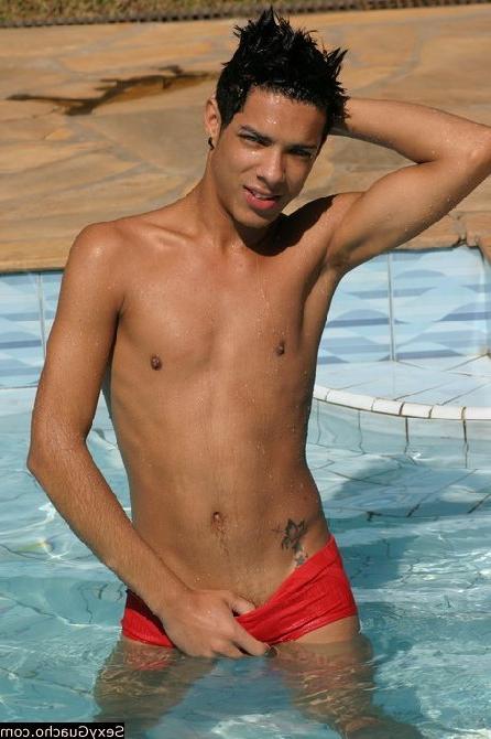 12P Cute boy stripping down while outside where the world can watch