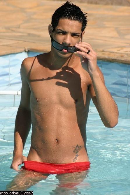 12P Cute boy stripping down while outside where the world can watch