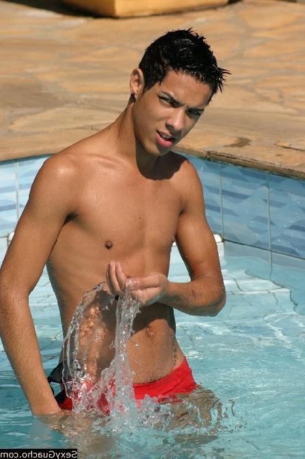 12P Cute boy stripping down while outside where the world can watch