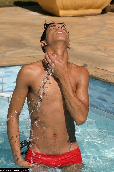 12P Cute boy stripping down while outside where the world can watch