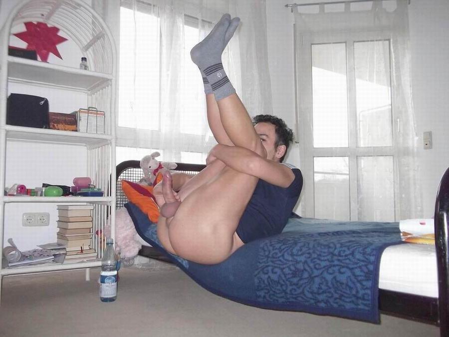 18P amateur gay showing his big hard cock