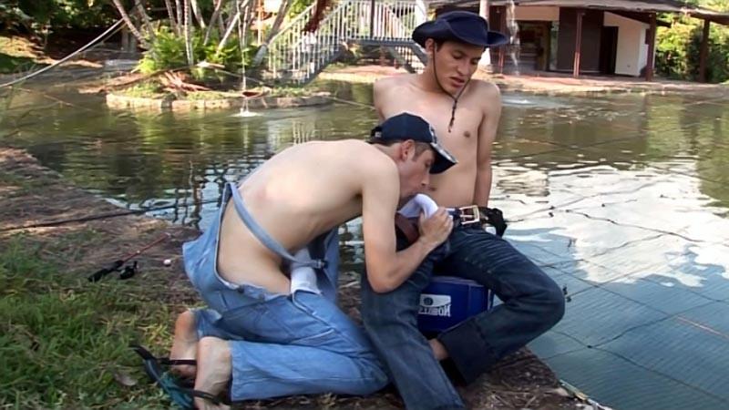 15P Latino Boys Out Fishing