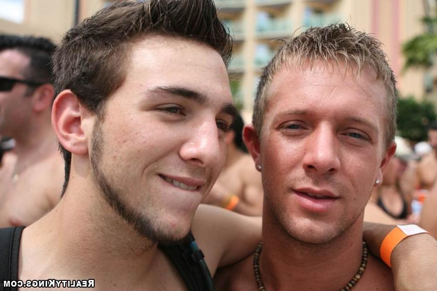 15P These hot gay guys get together to mingle in this horny pool party