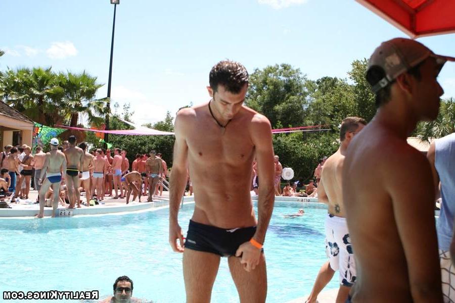 15P These hot gay guys get together to mingle in this horny pool party