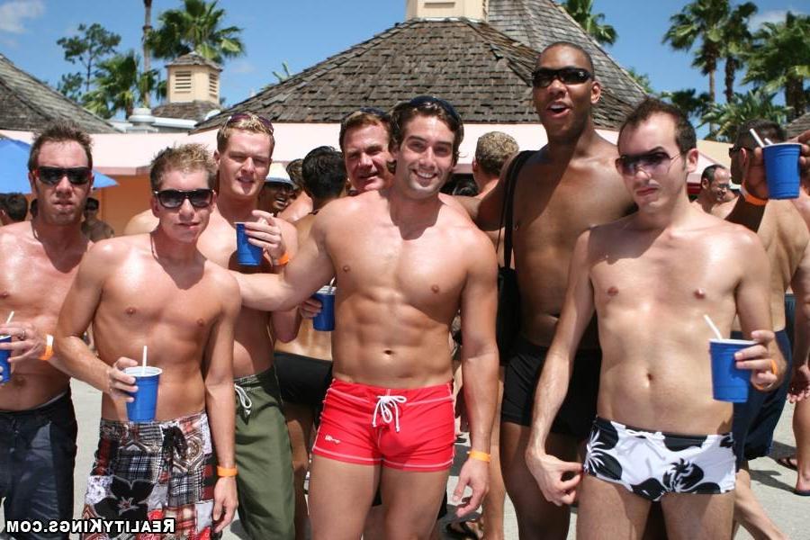 15P These hot gay guys get together to mingle in this horny pool party