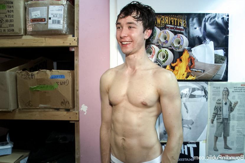 15P Horny men teach a mouthy skater punk a lesson by using their cocks