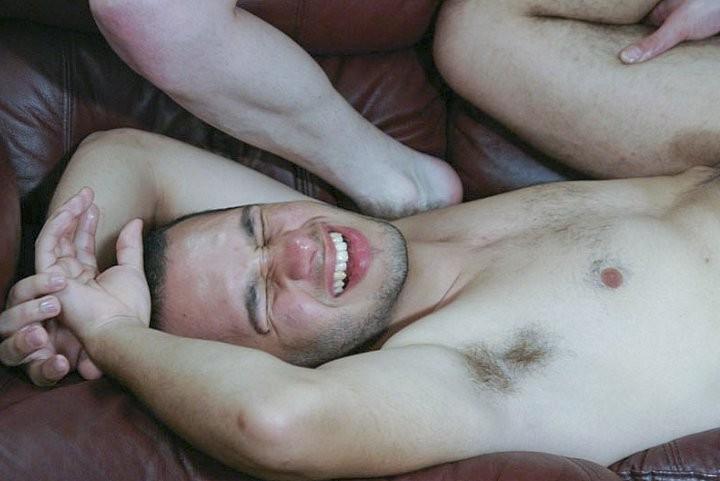 20P Three huge cock dudes sucking and pounding in turn