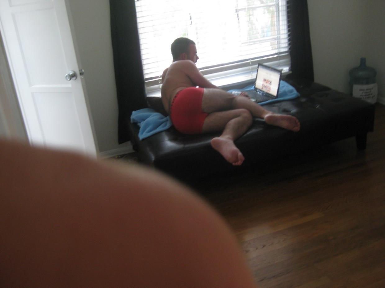 16P Gay pornstar Parker Perry up close and personal