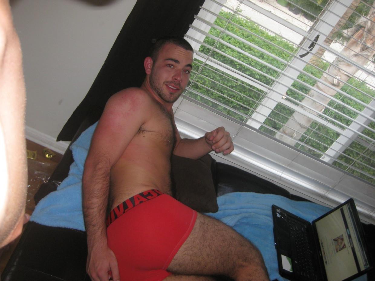 16P Gay pornstar Parker Perry up close and personal