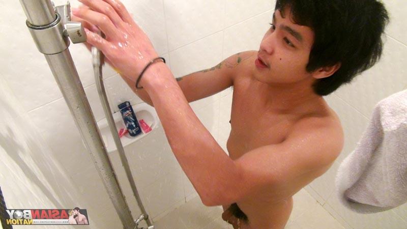 15P Straight Asian Hunk Jerking