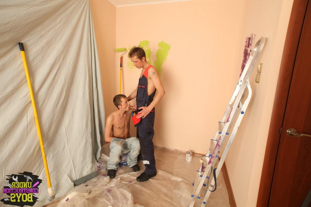 15P Skinny teen twink is getting his dose of cock from his friend