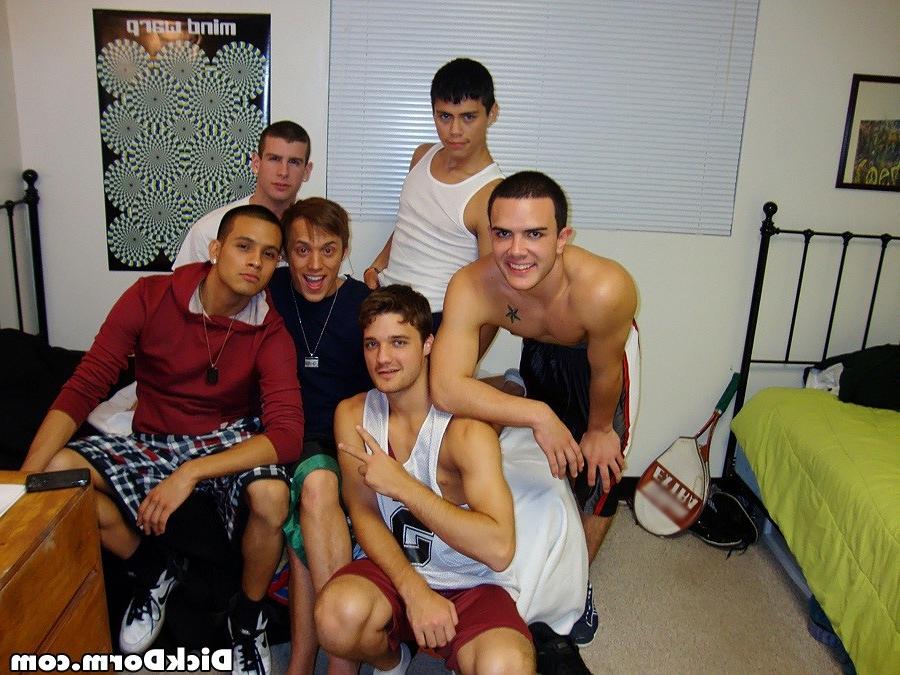 12P Horny college dudes jerk each other off after having fun in the shower