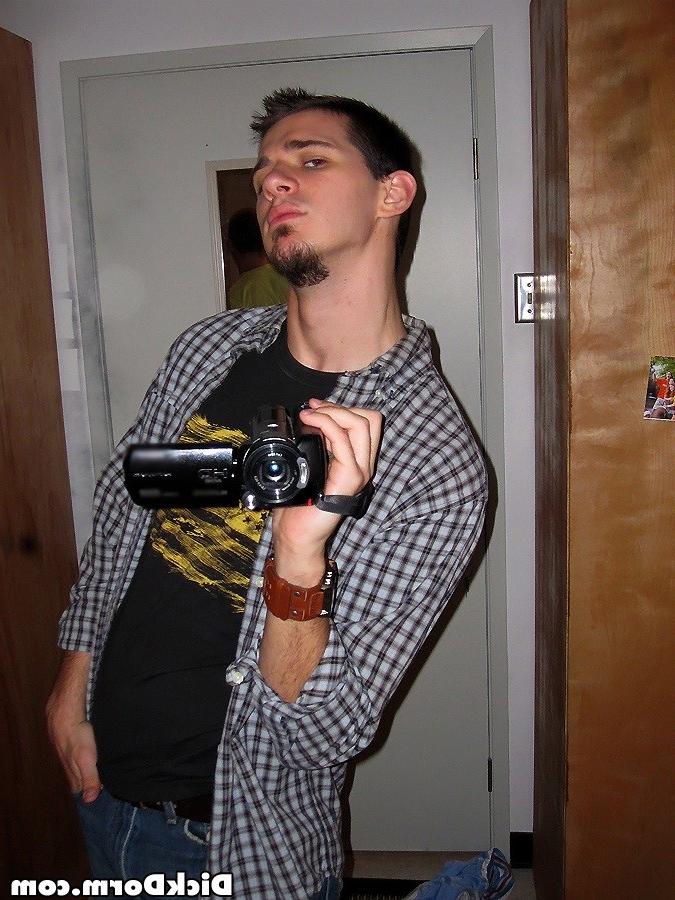 12P Check out these hot dudes jerk off while watching their hot ass college roommate