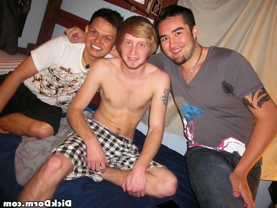 12P Watch these hot 5 gays dudes drill eachothers ass after getting tricked into get
