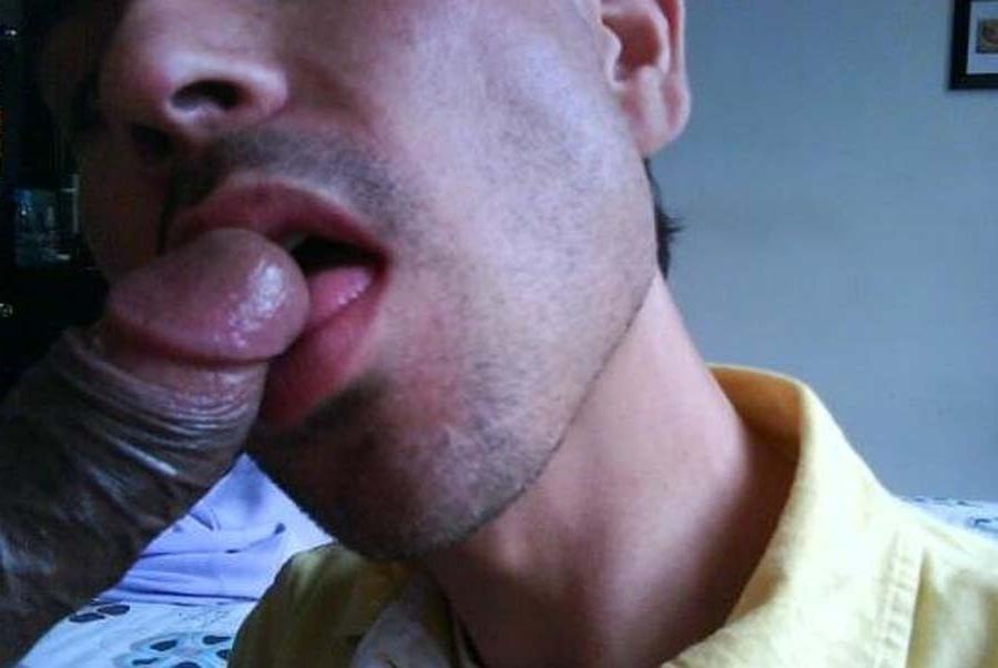 16P Pictures of a horny cocksucking amateur hunk 