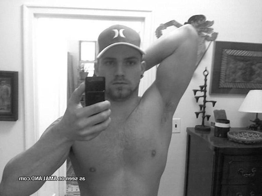16P Tattooed stud shows off his stiff cock