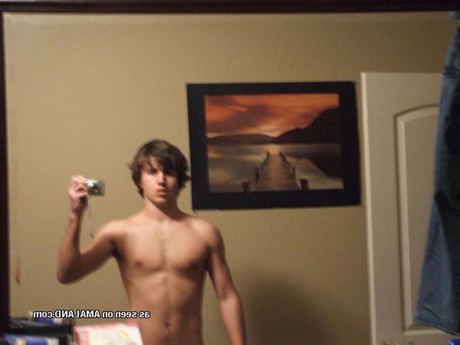 15P Frat guy shows off his erect dick