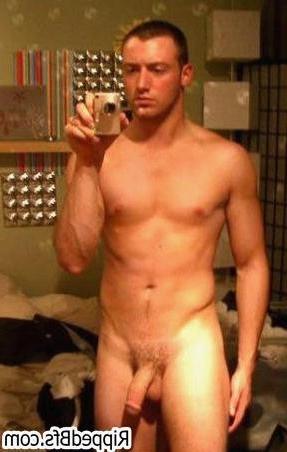 10P Hunk dude is topless showcasing his big upper body