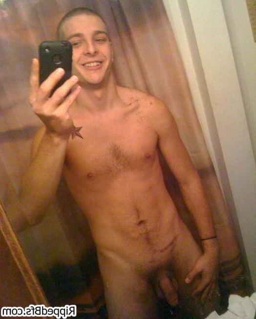 10P Hunk dude wearing only his boxers showing up his muscles