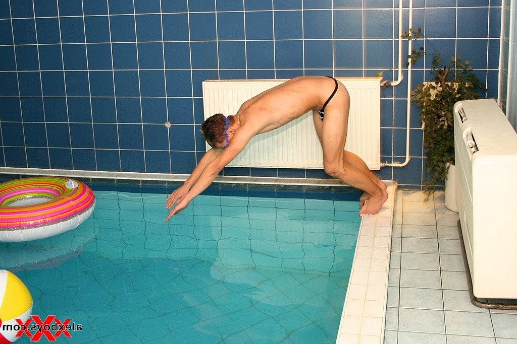 12P Nude Teen Boys pool and blowjob games