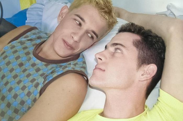 20P Blond guy fucking a pretty fellow who sucked him all along