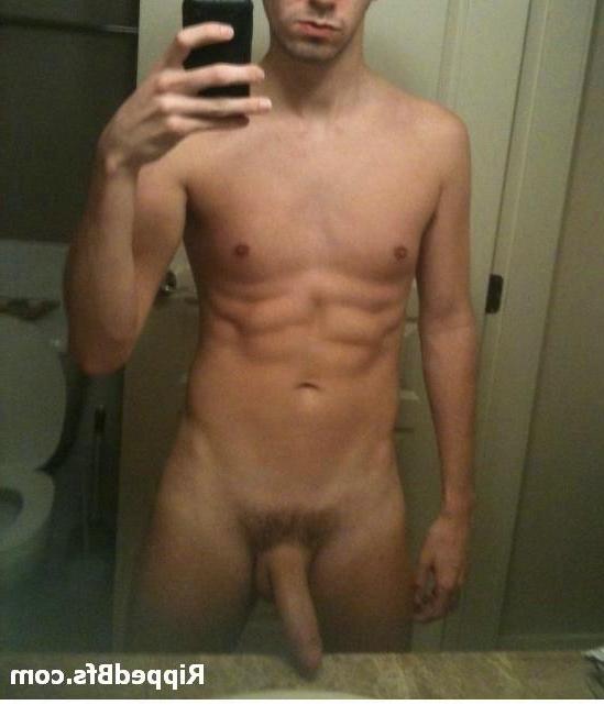 10P Topless guy is in the gym flexing up hard his muscles