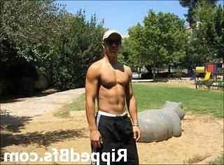 10P Hunk dude with nice upper body showing off his goodies