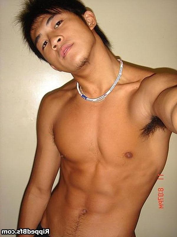 10P Good looking dude show up his six pack abs to the camera