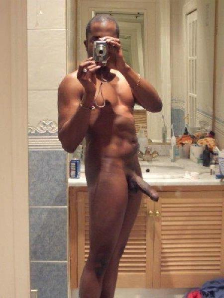 10P Black guy takes a video of himself infront of a mirror