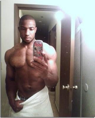10P Black guy takes a video of himself infront of a mirror