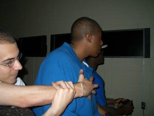 10P Muscled black guy screws a horny white dude from behind