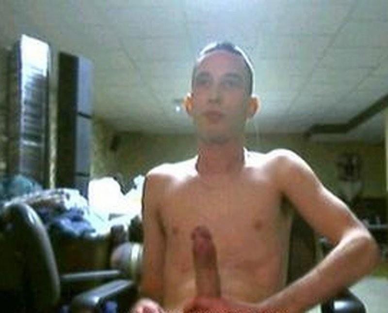 15P Horny webcam dude self-shooting naked