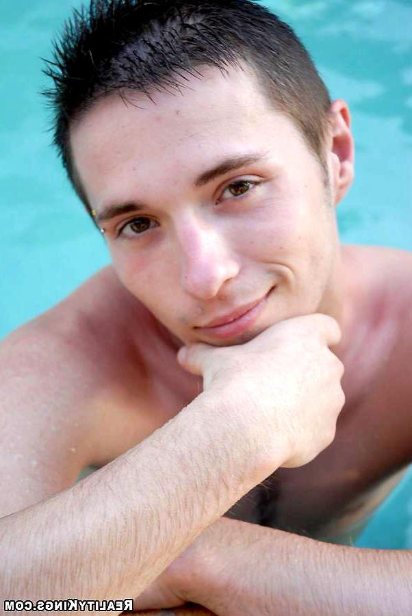 16P Curious gay terri takes a dive in the pool and ands up having anal sex in these 