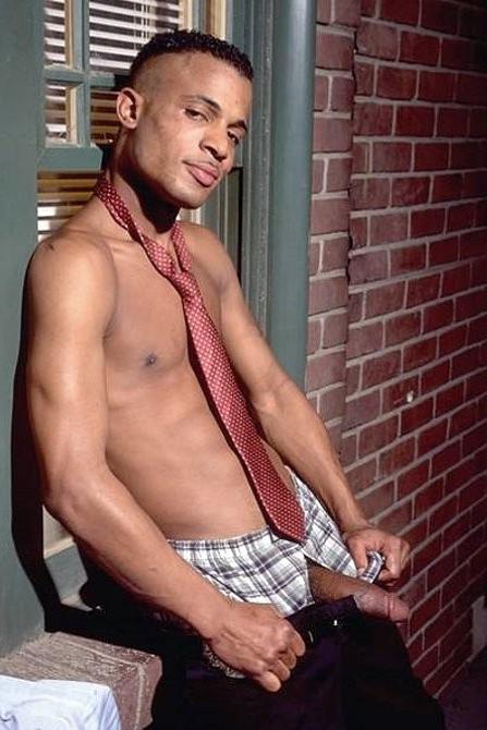 20P A huge cock latino clerk stripping and showing off for camera