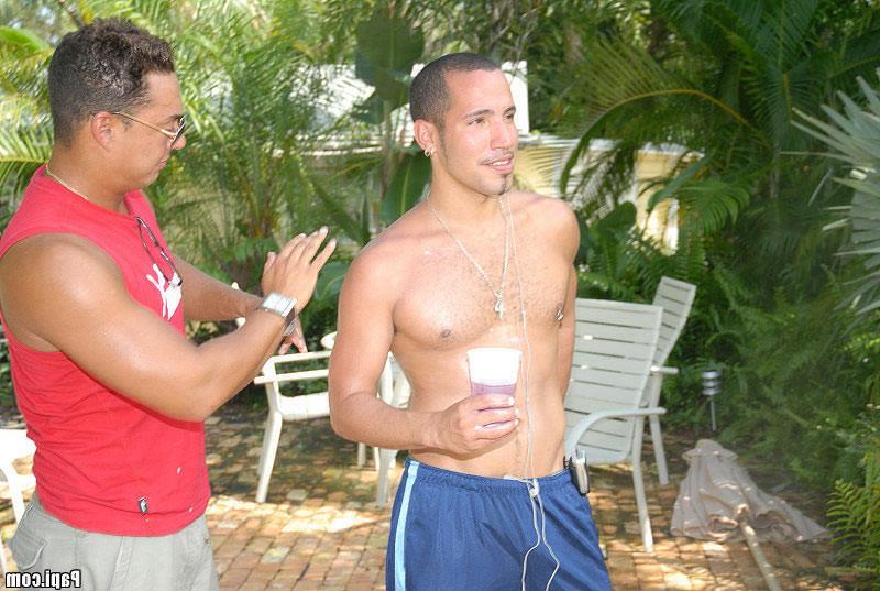 13P Amazing hot gay reality sex action cum watch anal cum shots orgy pool side party