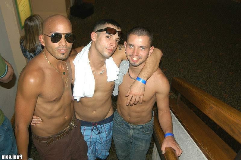 12P Hot papi gay pool party action gets hot at naked gay wet pool sex after party