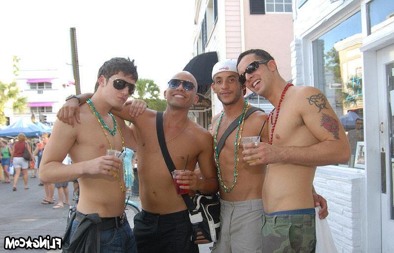 16P These hot gay boys hit up key west for the hottest naked party bash on the plane