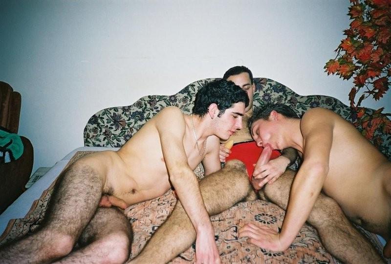 16P Horny gays enjoying each others stiff cock