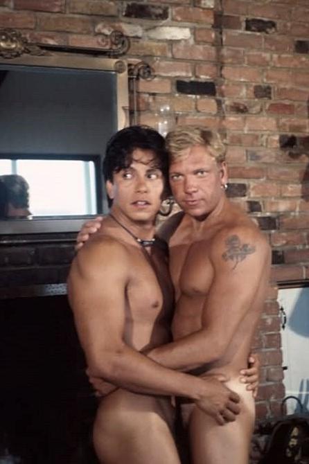 20P Blond and latino brawny fellows blowing and screwing passion