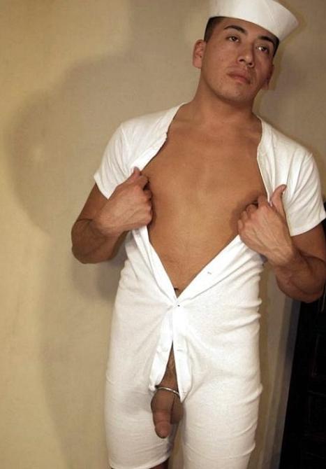 20P Navy latino dude solo stripping off and ass toying pleasure