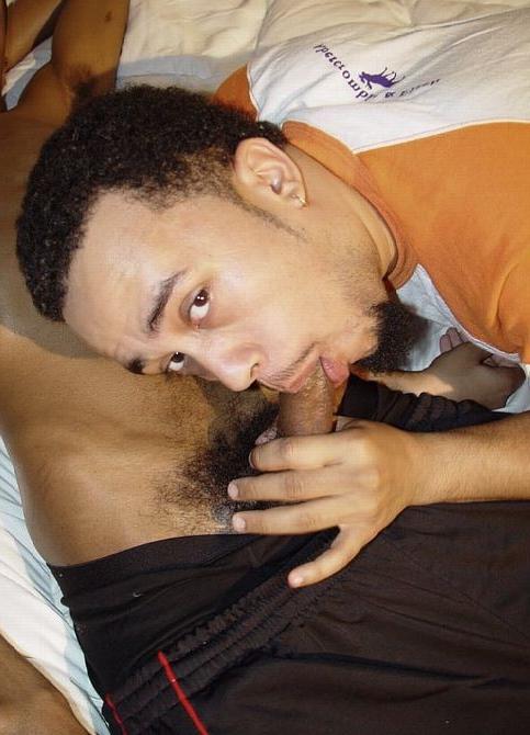 20P A latino dude sucking and getting fucked by smooth black muscle