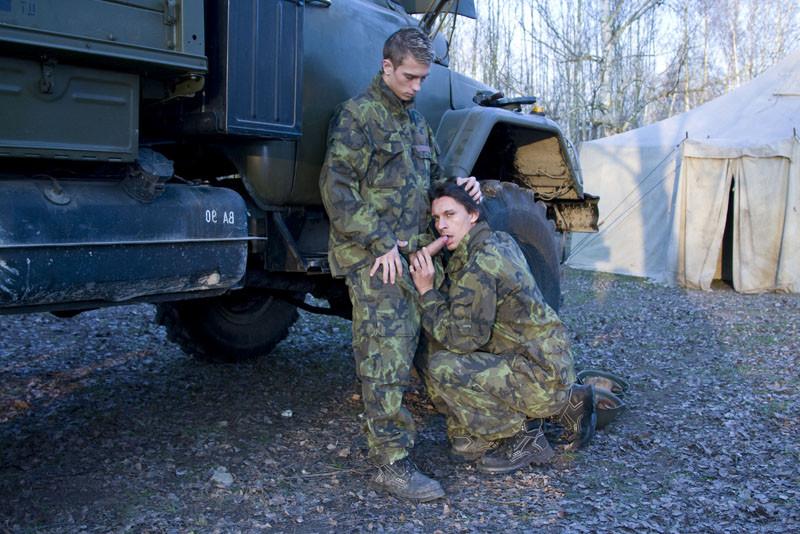 12P Two military service man gets first gay experience